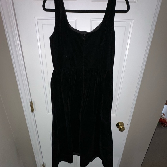 🖤 Cider Black Velvet Midi Dress with Silver Accents | NWT 🖤 - Picture 5 of 5